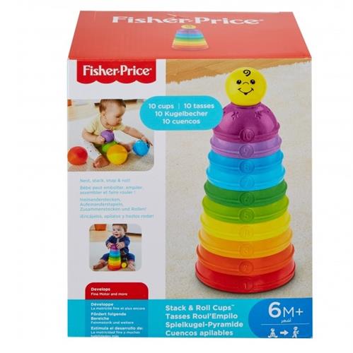 מגדל כדורים וספרות לתינוק - Fisher price