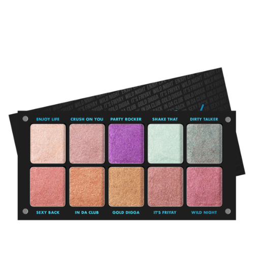 Freedom System Palette - פלטה מגנטית רב שימושית הכוללת 10 צלליות במרקם קרמי למראה זוהר ומנצנץ