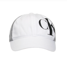 כובע CALVIN KLIEN לבן בשילוב אפור - 4-14 שנים