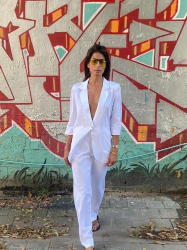 חליפת אודליה לבן