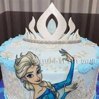 Elsa Frozen Disney Princess Tiara | Snow Queen Birthday Crown Chocolate Mold
