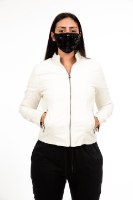 מעיל דמוי עור נשים