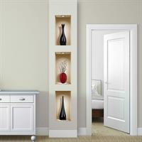 שלישיית נישות וזות שחורות ובורדו עם ענפים שחורים דגם 310