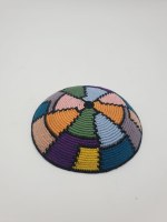 כיפה צבעונית דגם משטחים