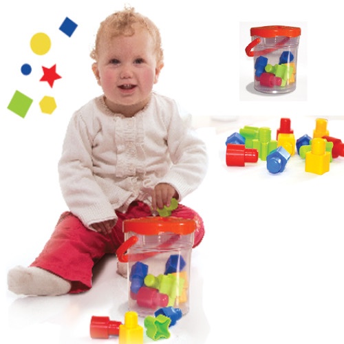 משחק התאמה והשחלת צורות- 8 חלקים