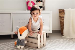 סמנתה השועלה, בובת התפתחות לתרגול כפתור כפתורים