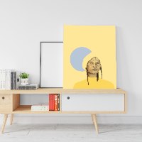 טיזירי - הדפס ציור על קנבס גדול