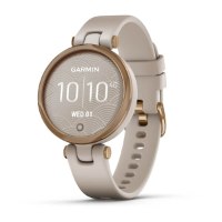 Lily Sport Cream Gold Bezel with White Case and Silicone Band