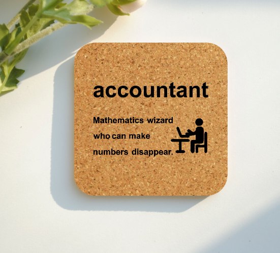 Accountant coaster