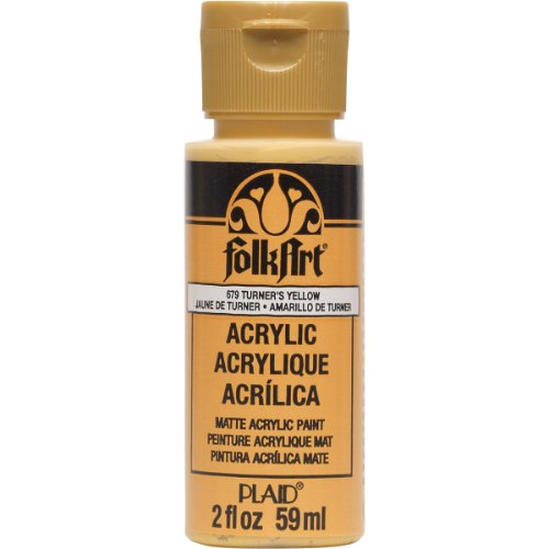 צבע אקריליק פולקארט 59 מ"ל TURNER'S YELLOW 0679