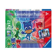 2 פאזלים 12 חלקים - כוח פיג'יי