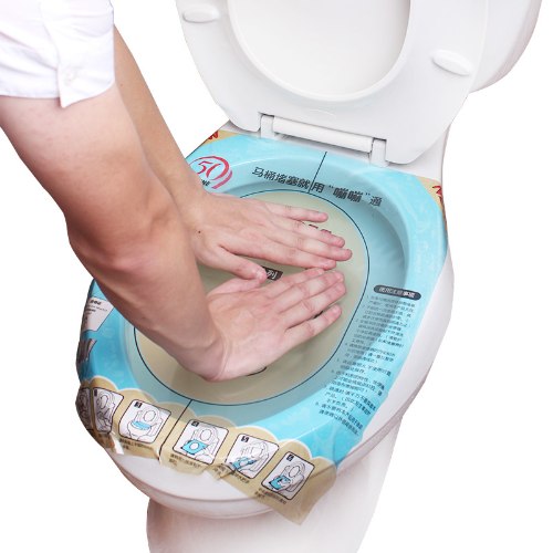 מדבקות פומפה לשחרור סתימות באסלה