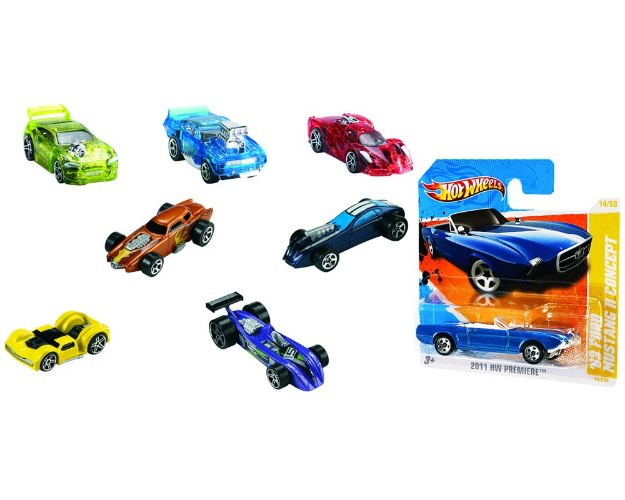 הוט ווילס מכונית בודדת מגוון דגמים