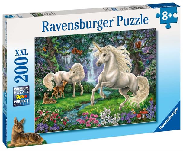 פאזל 200 חלקים חדי קרן - ravensburger puzzle