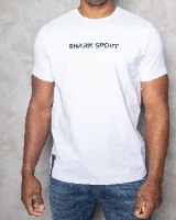 טי שרט SHARK SPORT  צבע לבן