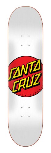 8.00in x 31.62in Classic Dot Santa Cruz Skateboard Deck