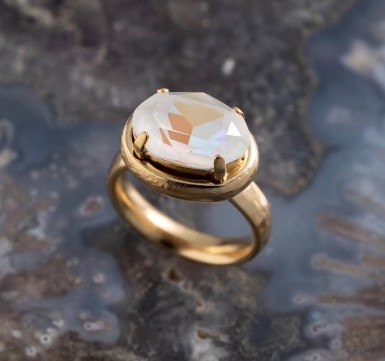 טבעת DANON - עוף החול עדינה (לבן)