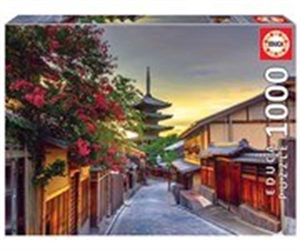 "פאזל 1000 חל' פגודה בסימטה בקיוטו"