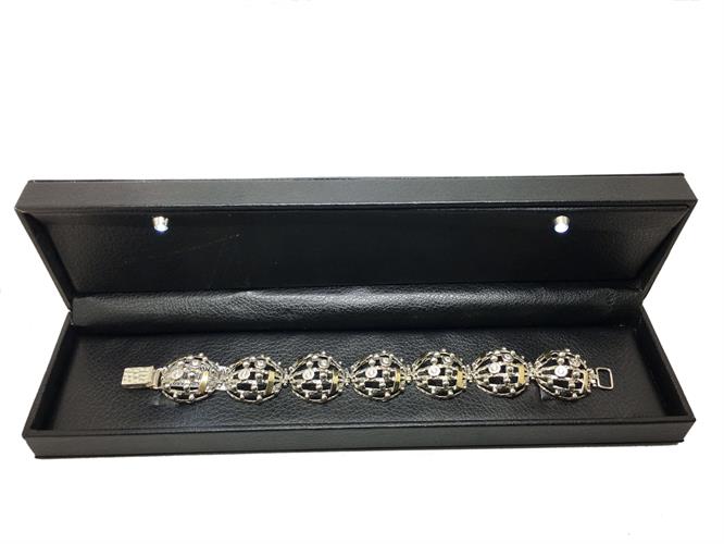 צמיד כסף נשים 925 משולב זהב MY01170038985