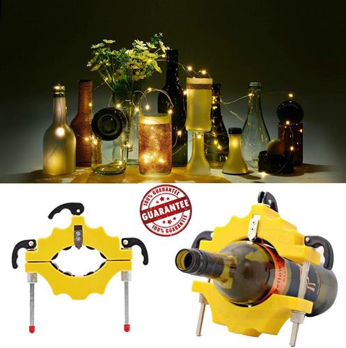 חותך בקבוקי זכוכית - אומנות ביתית