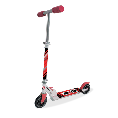 קורקינט 2 גלגלים ידנית מתכוננת גלגלים 120 מ"מ