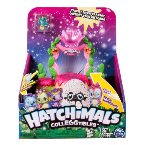 Hatchimals collEGGyibles- Talent show playset