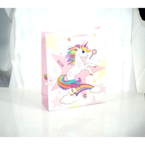 שקית מתנה חד קרן32X25(12)