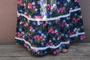 חצאית מקסי כפרית פרחונית מידה M/L