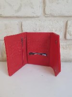 ארנק דמוי עור שחור לקה 4003