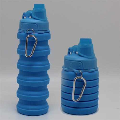 בקבוק סיליקון מתכווץ תכלת