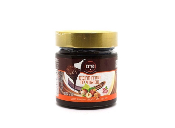 ממרח חרוב עם אגוזי לוז 250 גרם - כרם