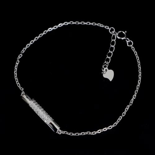 צמיד כסף משובצת זרקונים Z1111