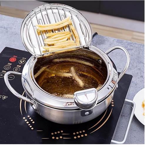 סיר הסירים! סיר טיגון בעל מד טמפרטורה לתוצאה מושלמת