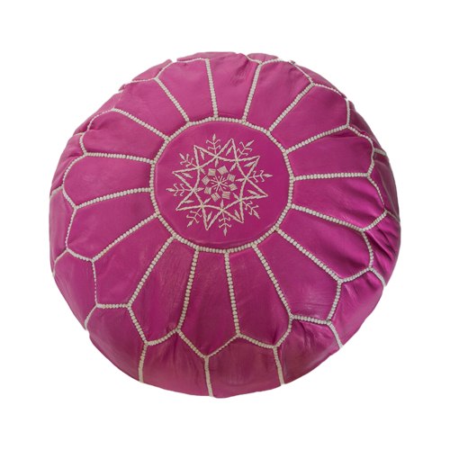 פוף עור ורוד פוקסיה