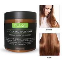 מסכת שמן ארגן להזנה אינטנסיבית ושיקום השיער