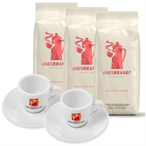 3 קג פולי קפה האוסברנדט רוסה Hausbrandt Rossa