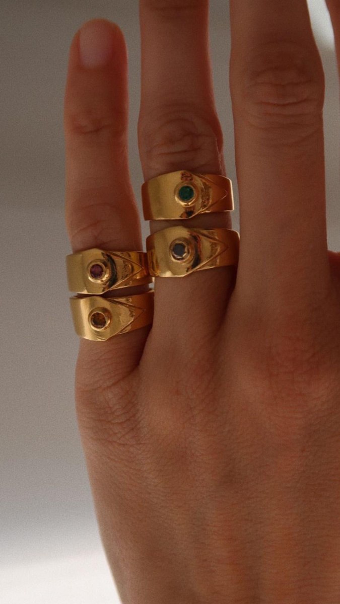 טבעת פרנסיס זהב