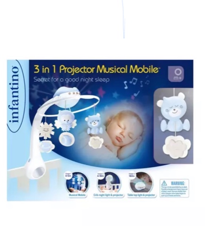 מנורת לילה תכלת תינוק