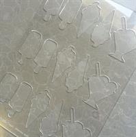 לוח גלידות - ליצירה בשוקולד