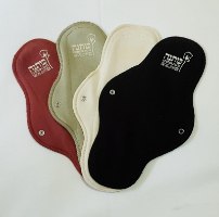 תחבושת מכותנה אורגנית עם פול לדימום / לדליפת שתן