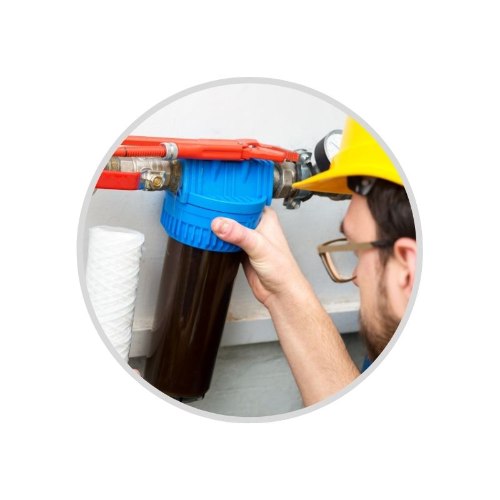 התקנת מערכת נגד אבנית בכניסה לבית