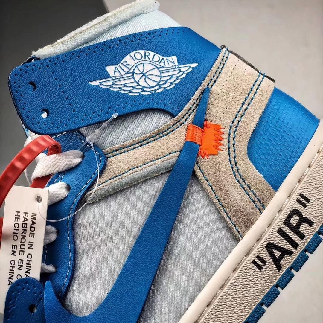 nike air jordan 1 off white bianche