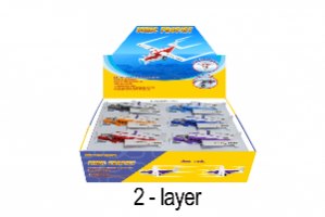 מטוס ברזל איכותי עם צלילים