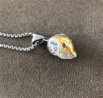 שרשרת ותליון MARVEL איירון-מן פלדת אל-חלד לגברים / נשים