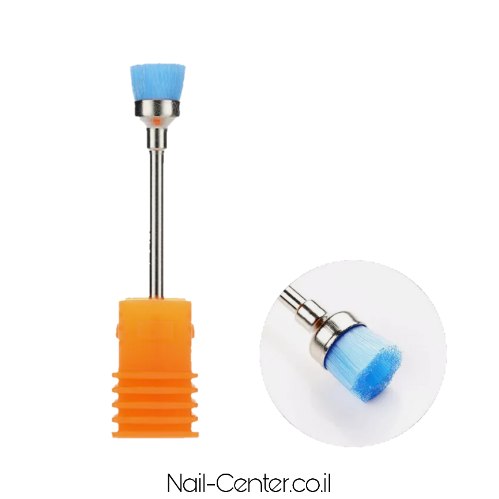 ראש שיוף מברשת כחול