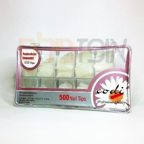 קופסא לציפורניים חצי שקוף פרינסס (500 יחידות)