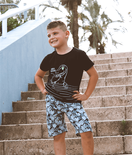 פיג׳מת בנים דינוזאור