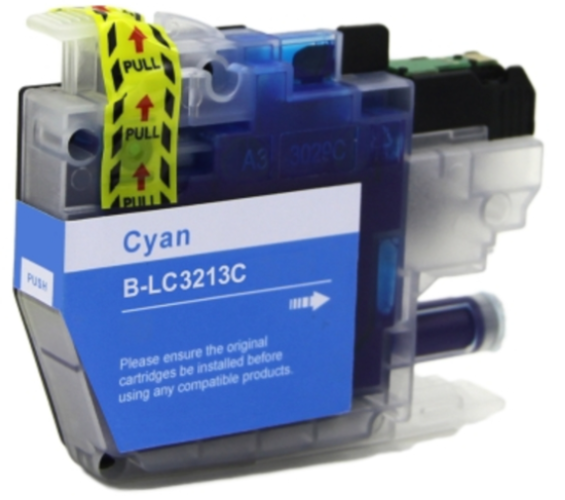 ראש דיו כחול תואם Brother Compatible LC-3213C