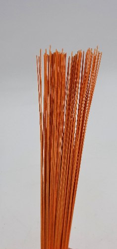 חוטי מתכת צבעוני 100 יח' - כתום