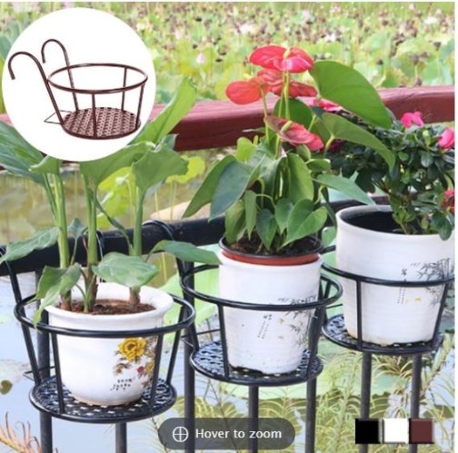 אדניות מברזל לתליית עציצים